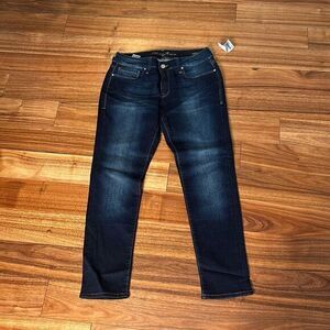 Mavi jeans Alexa petite mid rise skinny jeans dark wash woman's‎ sz 28